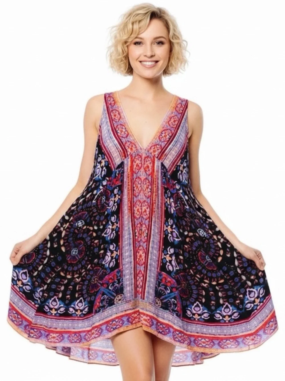 Free People Gypsy Trapeze Slip Dress | Size L